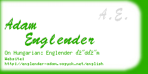 adam englender business card